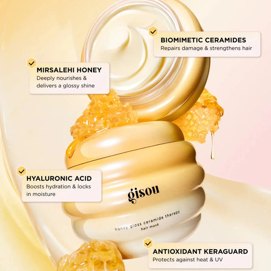Gisou - Honey Gloss Ceramide Therapy Hair Mask (75ml)