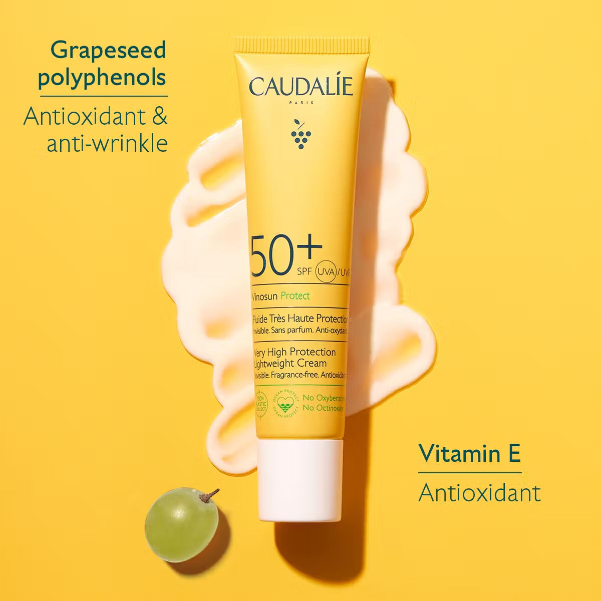 Caudalie Vinosun Protect Very High Protection Lightweight Cream SPF50+ 20ml