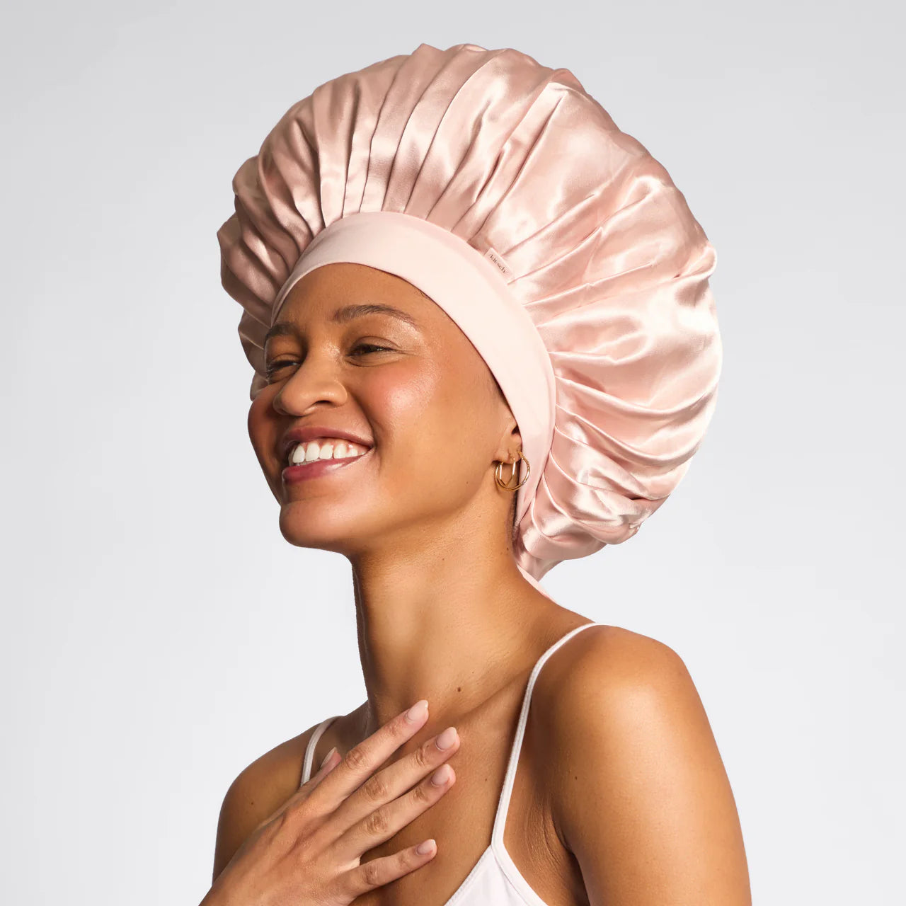 Kitsch Oversized Satin Bonnet