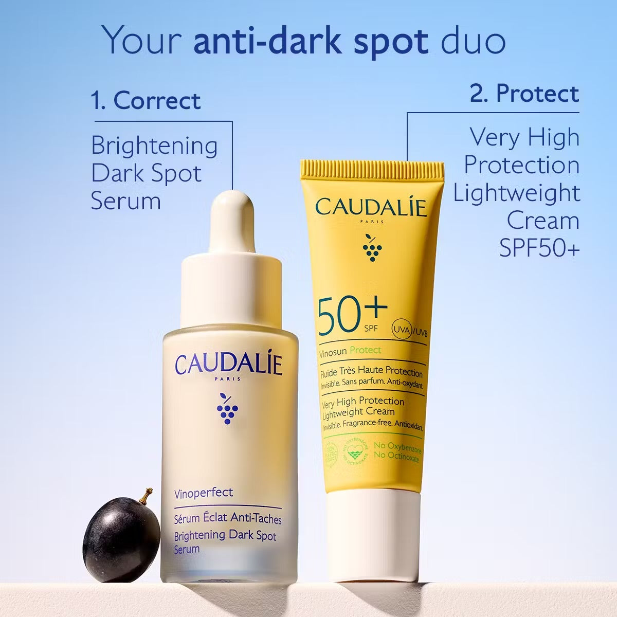 Very Protect Caudalie Vinosun Protect Very High Protection Lightweight Cream SPF50 ...