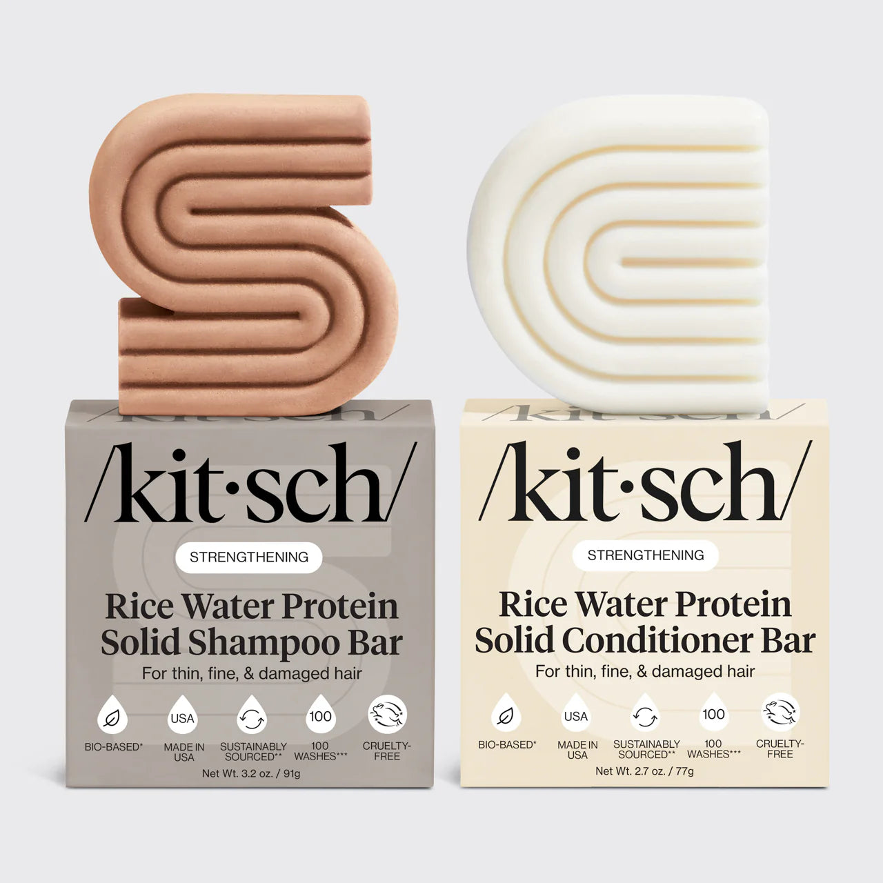 KITSCH - SET Bar shampoo and conditioner for hair